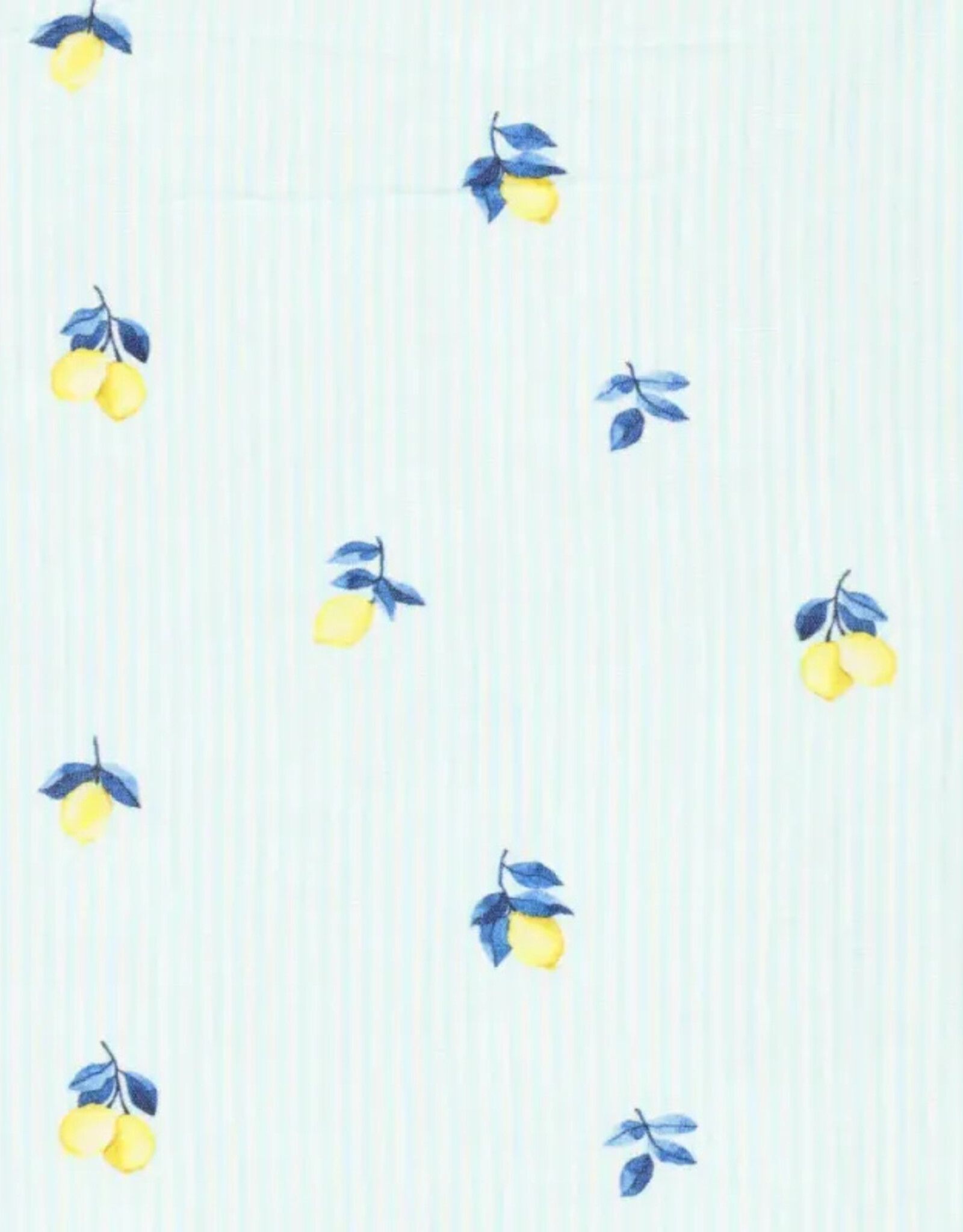 Double Gauze - Lemons & Stripes