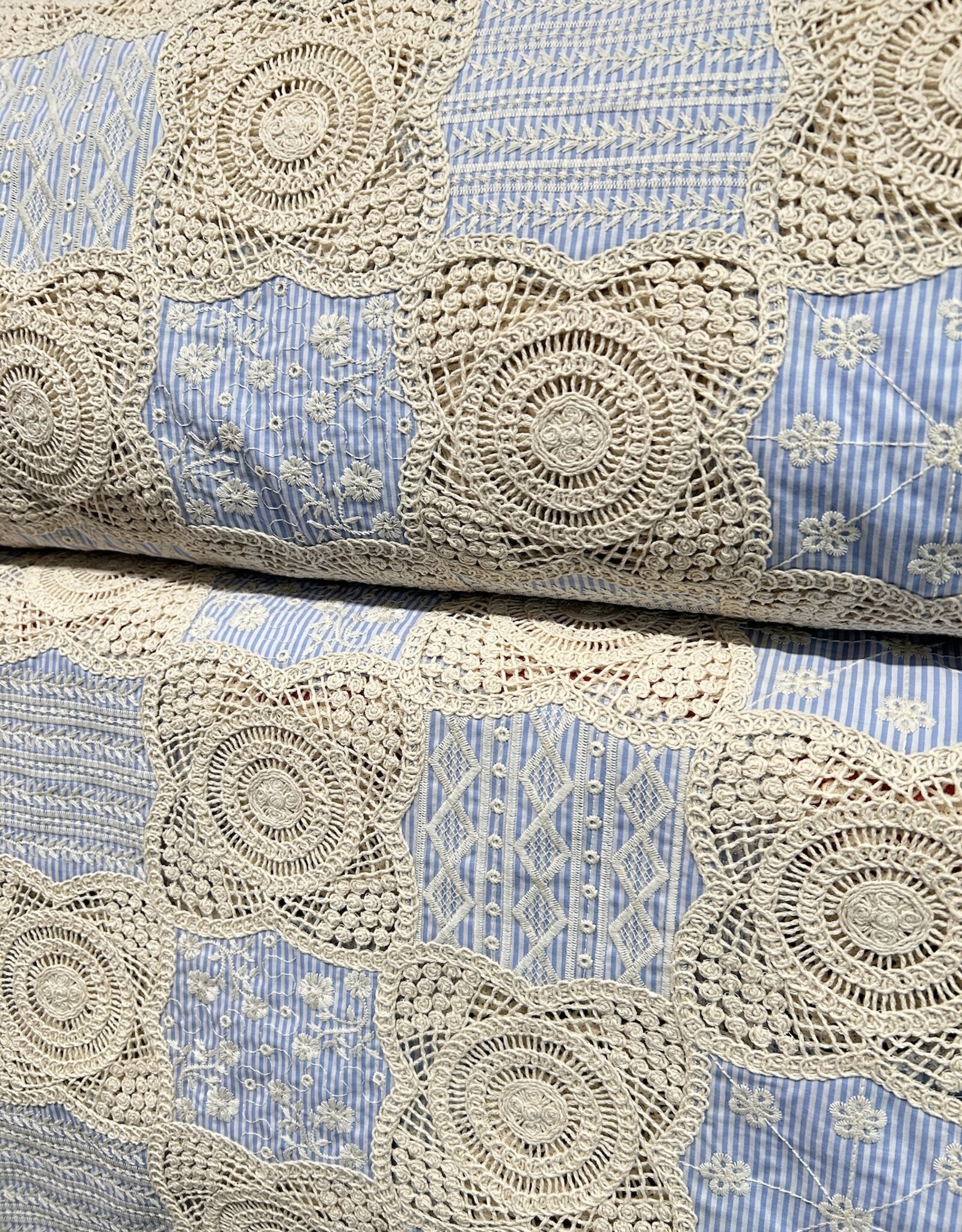 Katoen - Patchwork Broderie