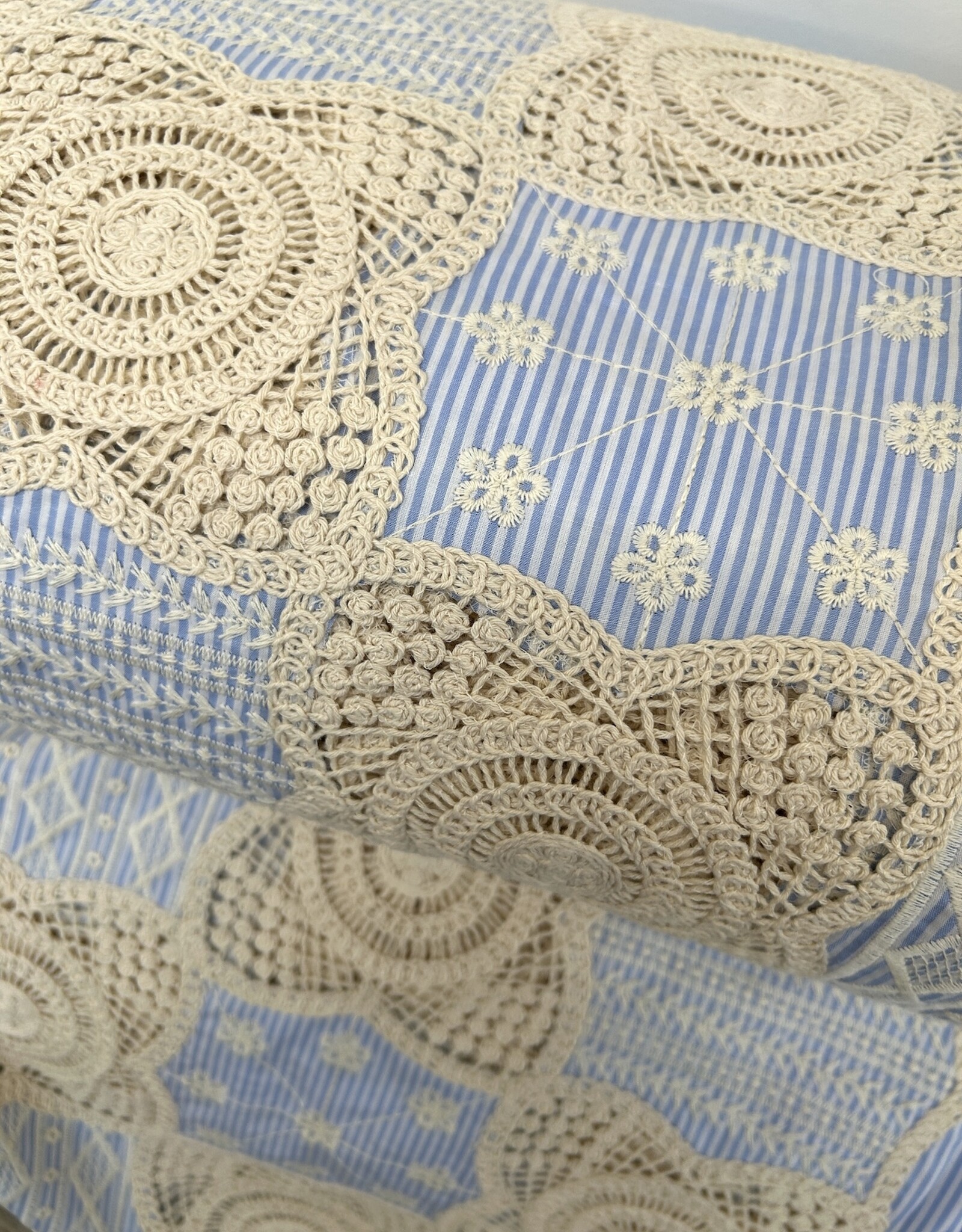 Katoen - Patchwork Broderie