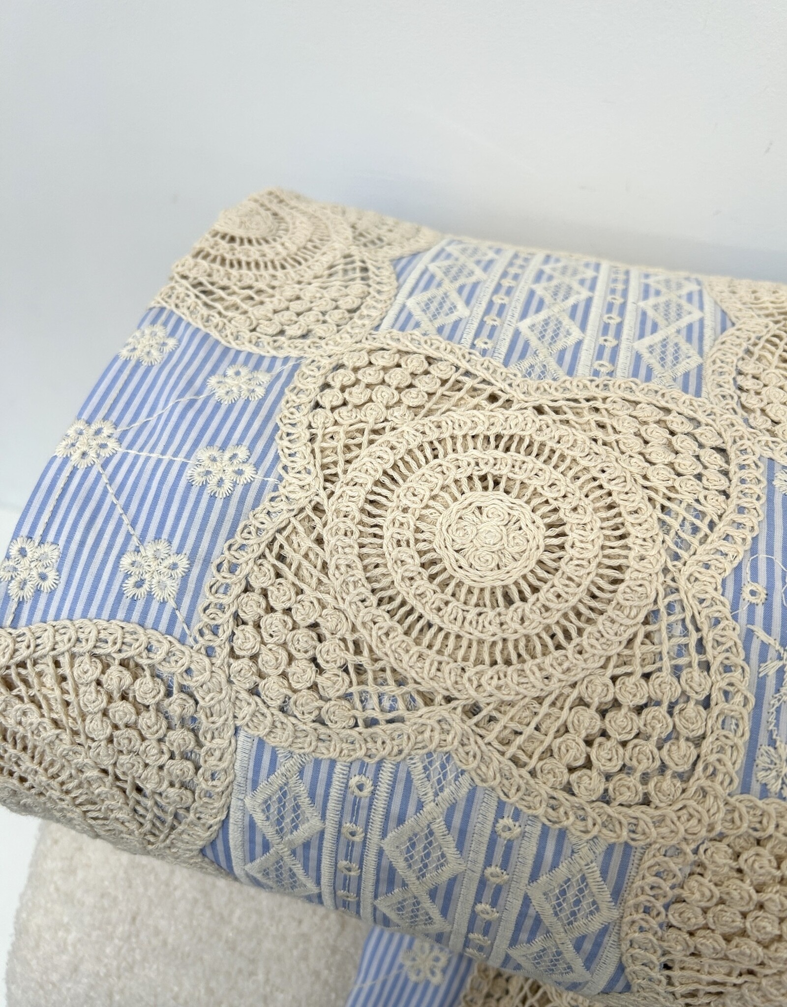 Katoen - Patchwork Broderie