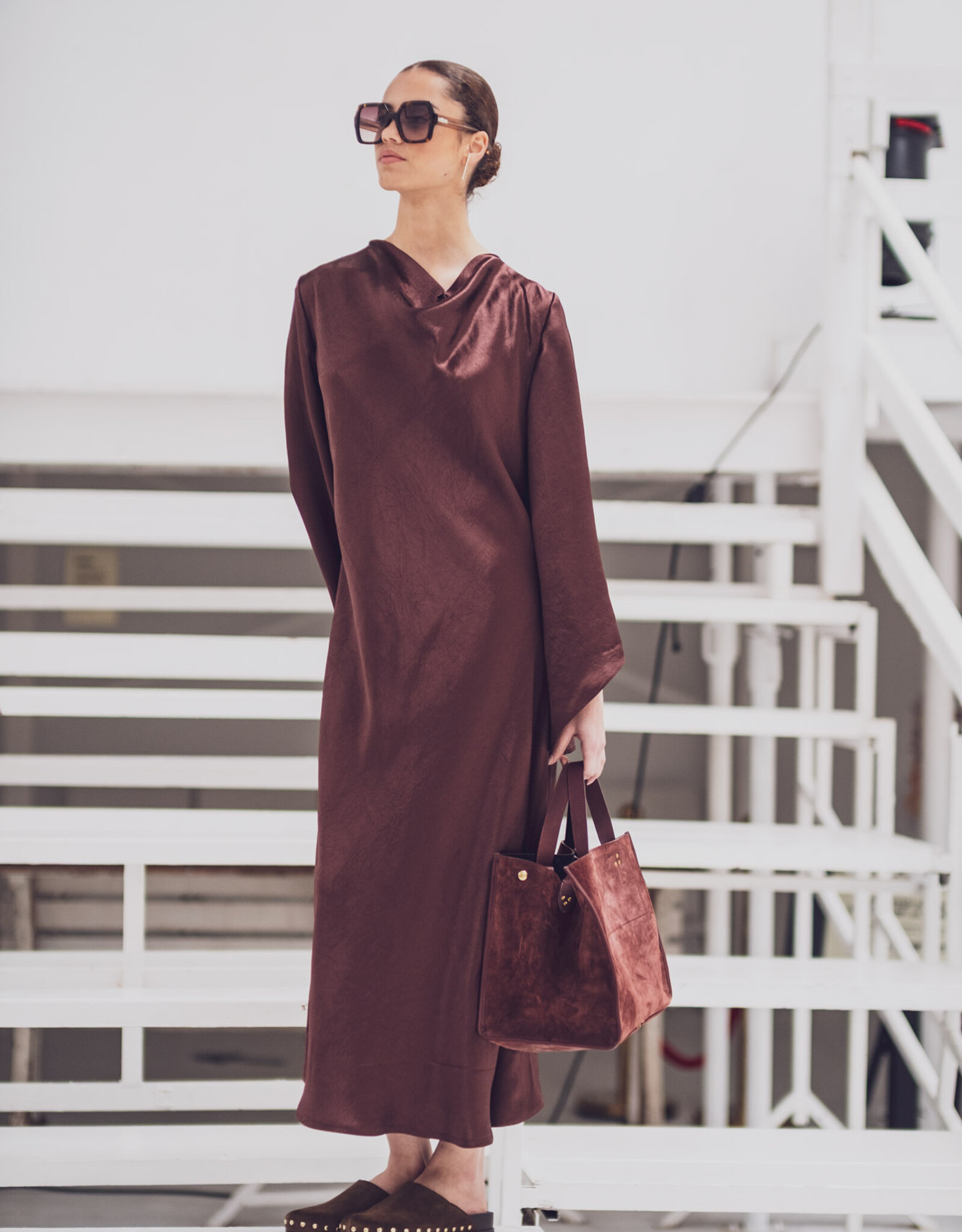 Fibre Mood Acetaat - Vendela - Chocoladebruin