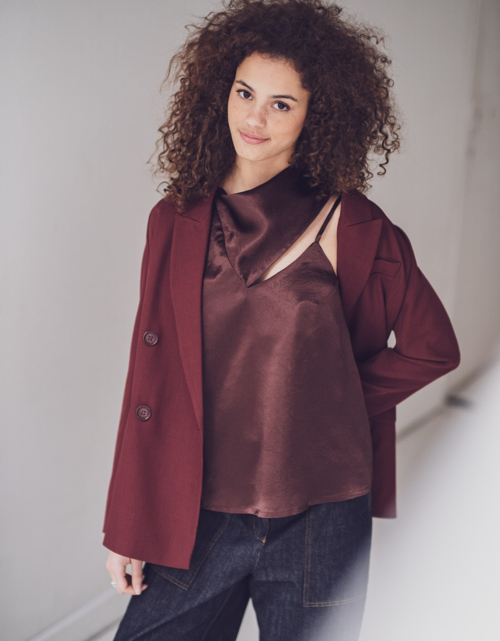 Fibre Mood Acetaat - Vendela - Chocoladebruin