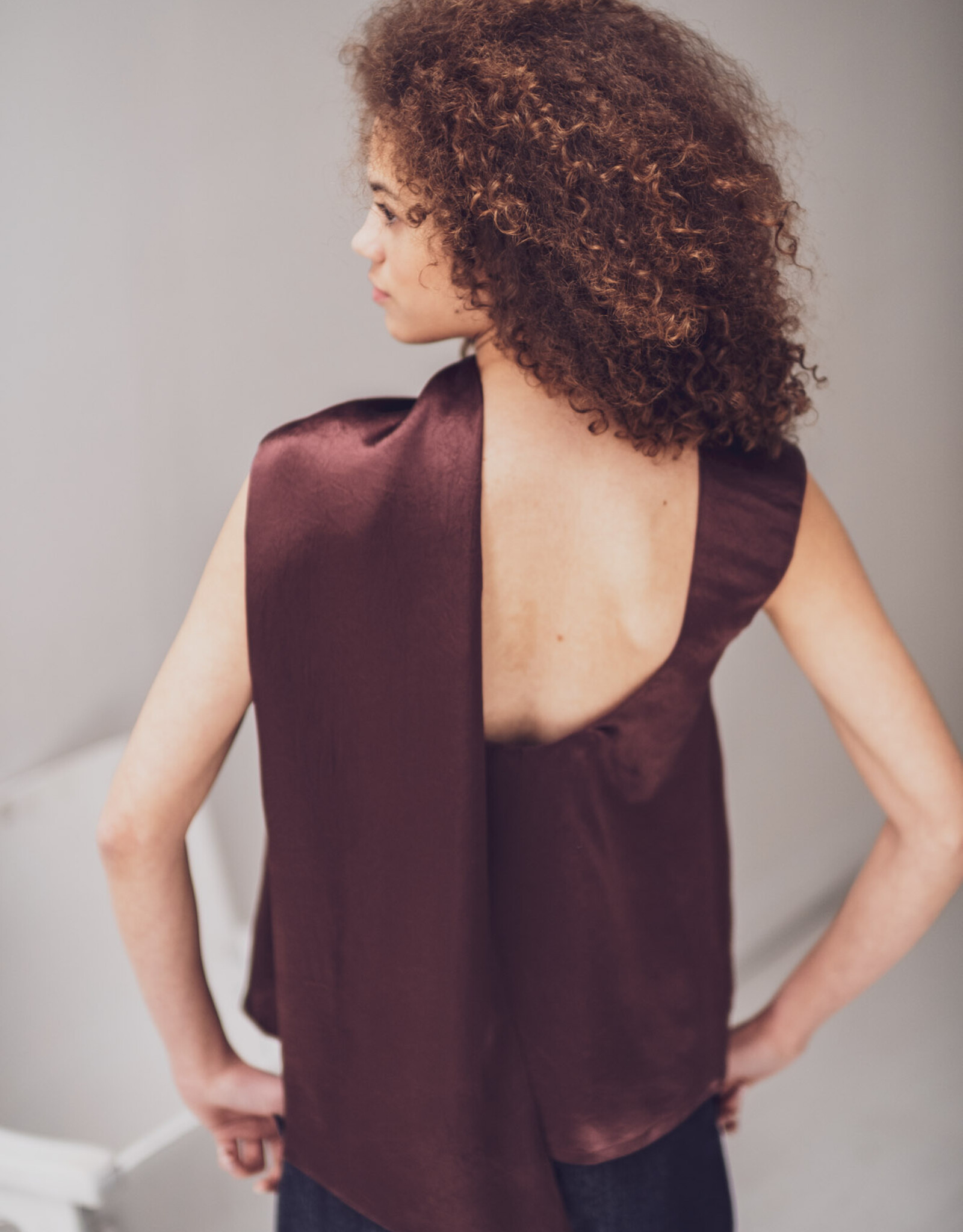 Fibre Mood Acetaat - Vendela - Chocoladebruin