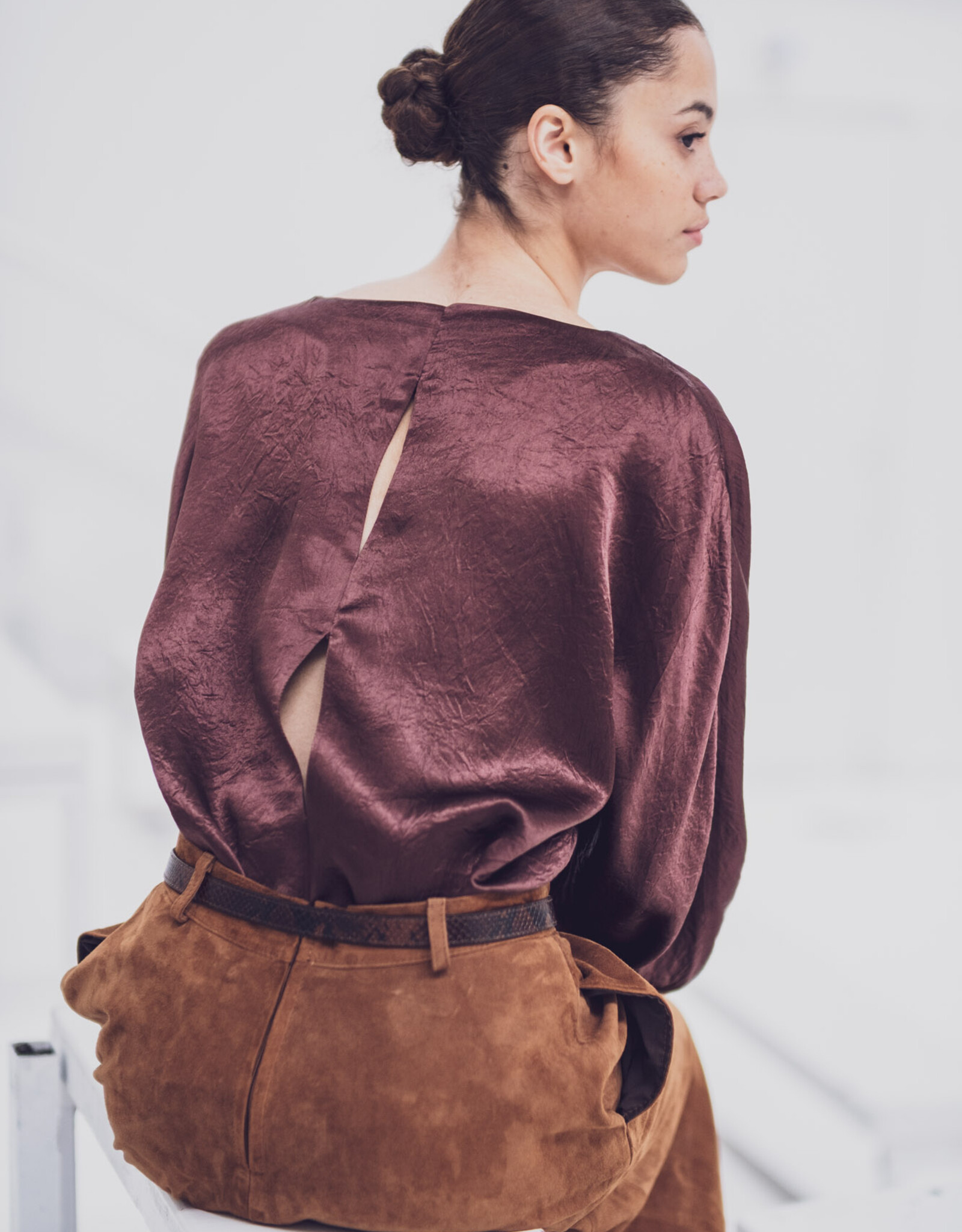 Fibre Mood Acetaat - Vendela - Chocoladebruin