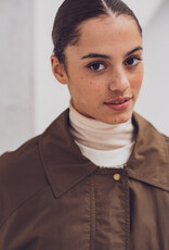 Fibre Mood Regenjasstof - Mokka bruin - Astrid