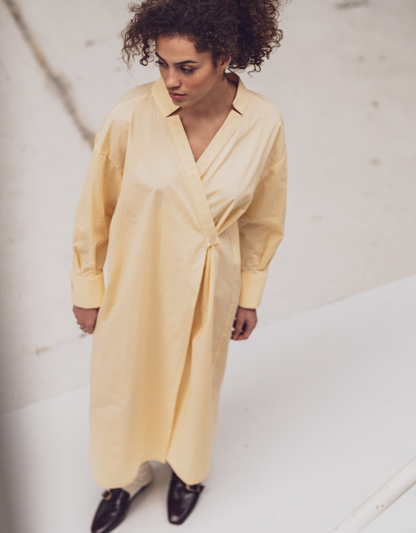 Fibre Mood Paper Touch katoen - Zachtgeel - Ola