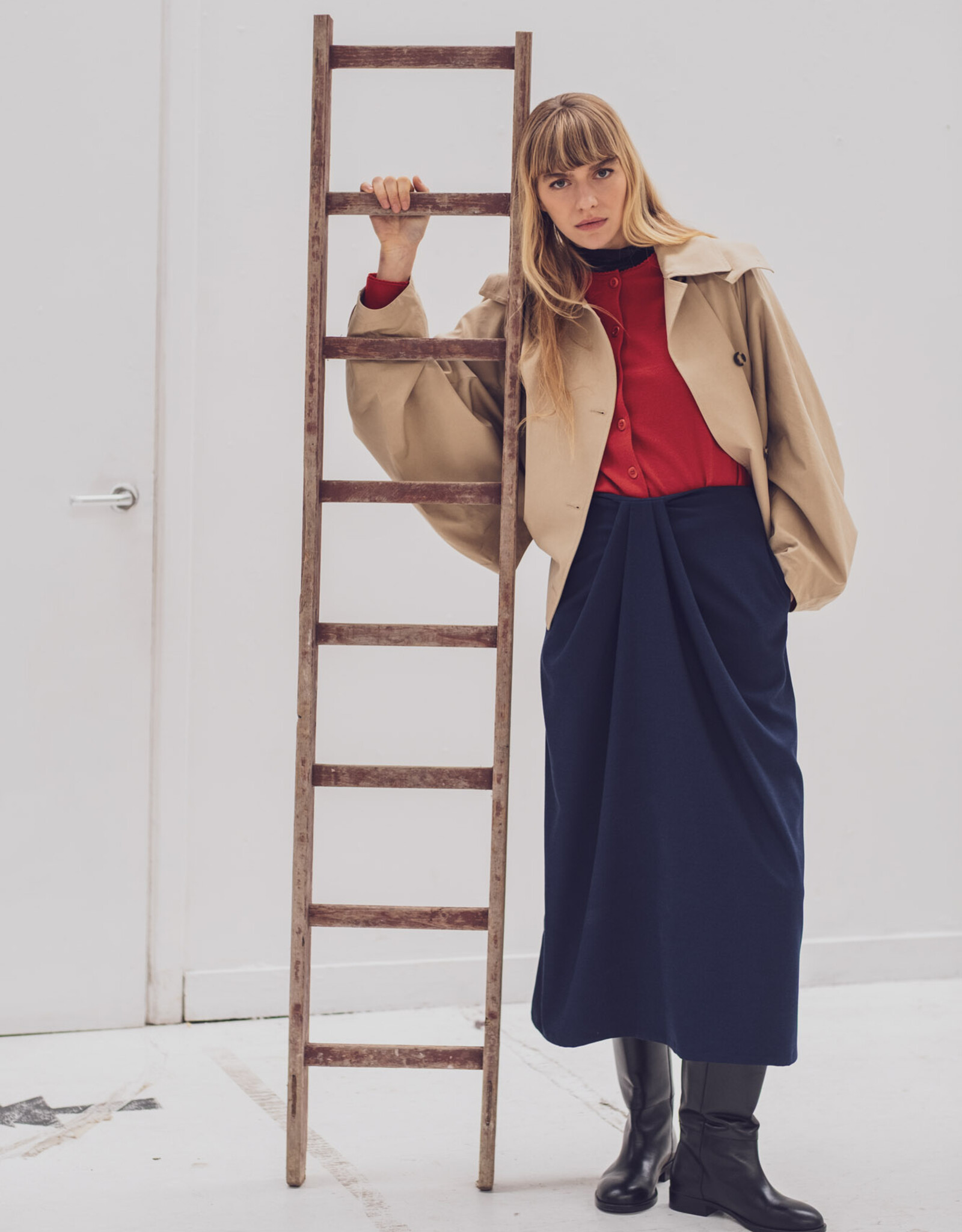 Fibre Mood Soepele Twill - Trina - Marineblauw