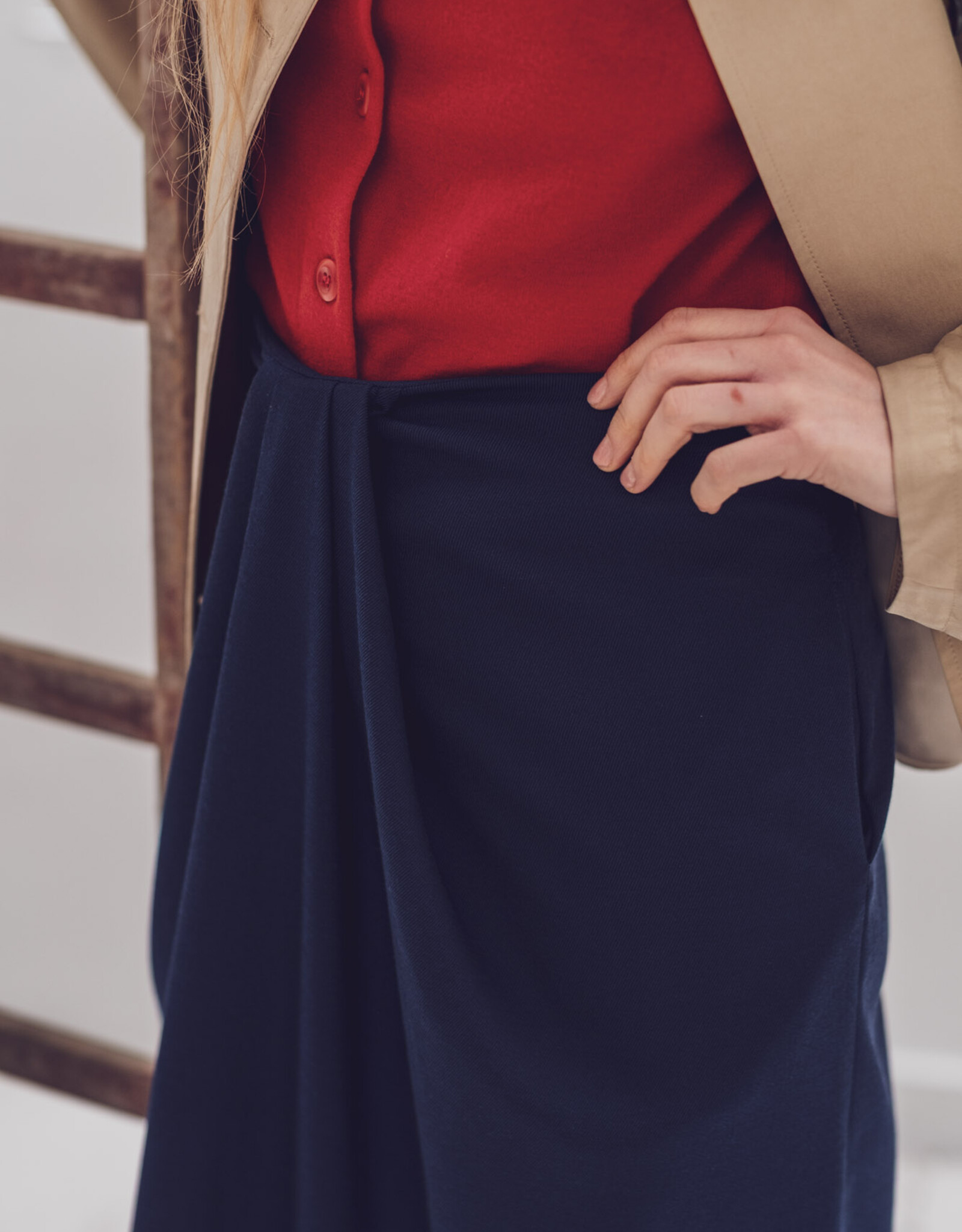 Fibre Mood Soepele Twill - Trina - Marineblauw