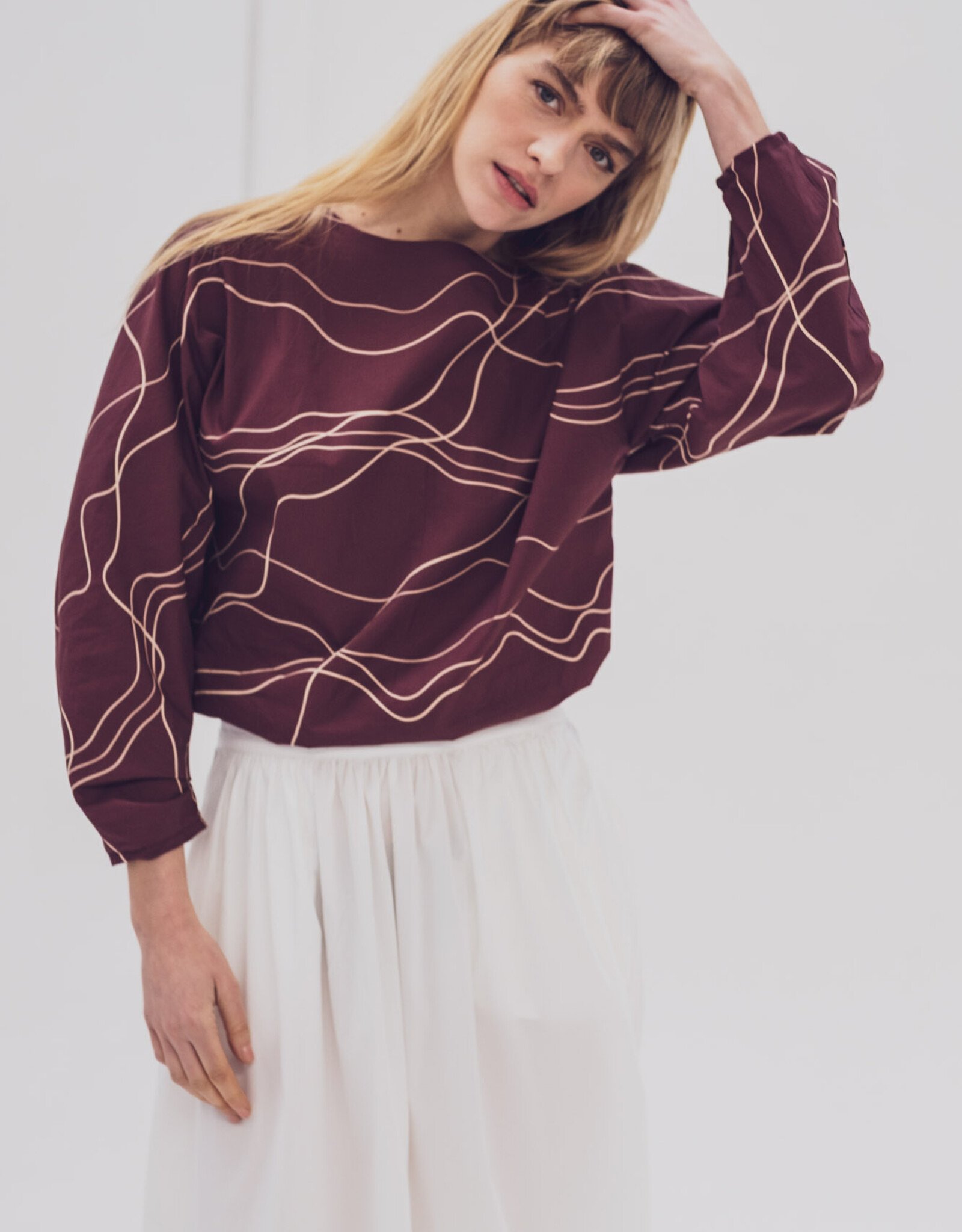 Fibre Mood Poplin Lines - Sanna