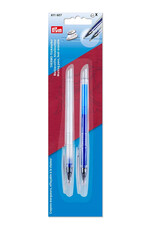 prym 2in1 uitwisbare pen - wit en blauw