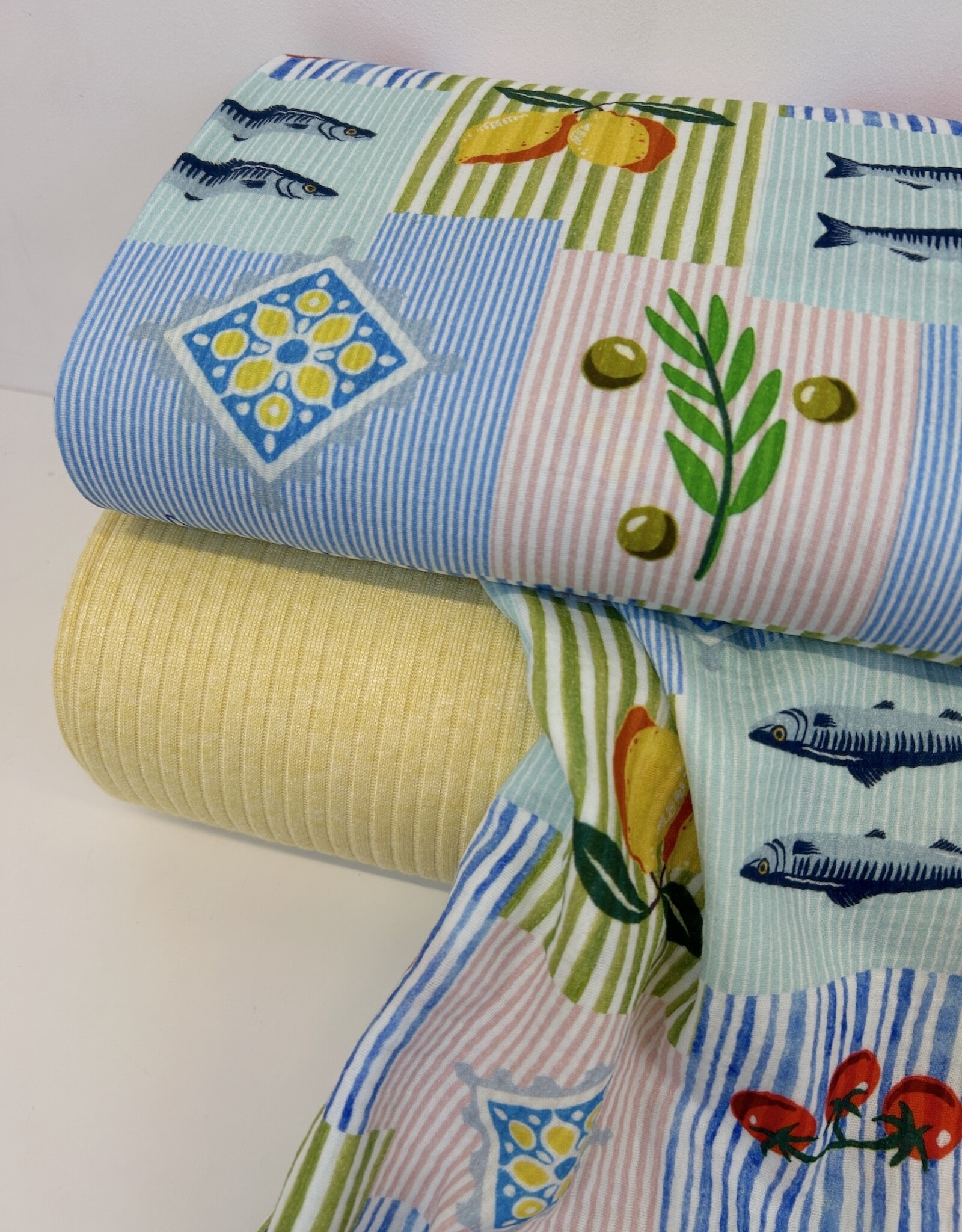 Soft Knit Ribbel - Pastel Yellow