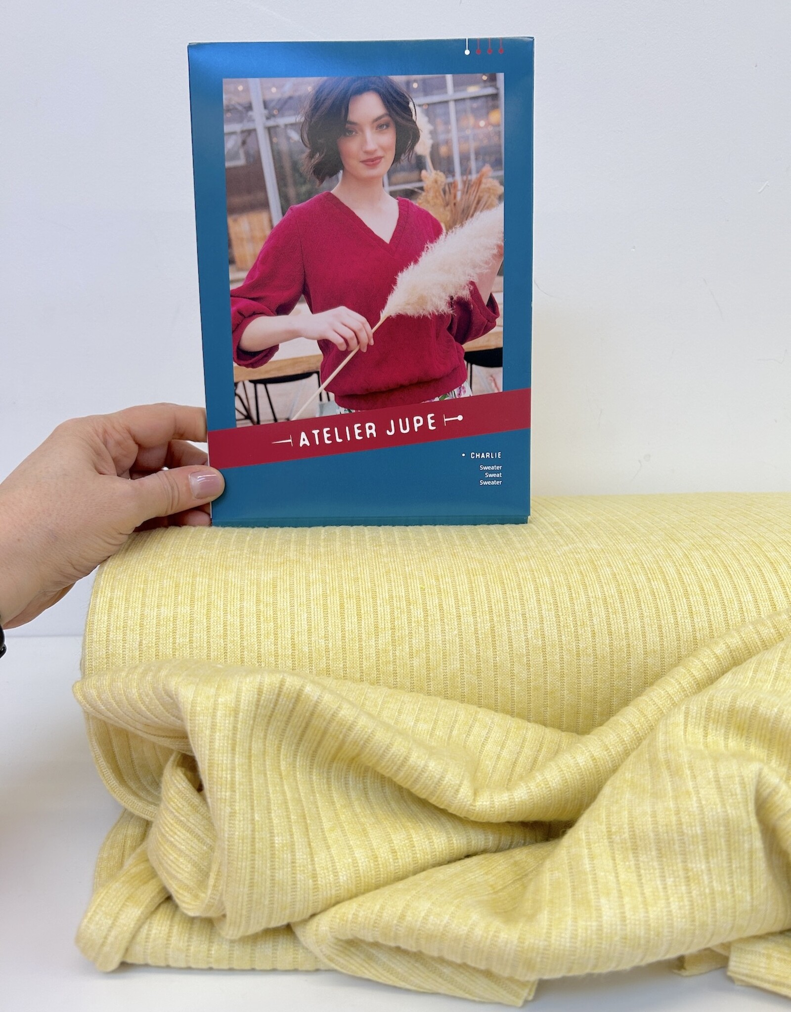 Soft Knit Ribbel - Pastel Yellow