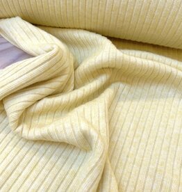 Soft Knit Ribbel - Pastel Yellow