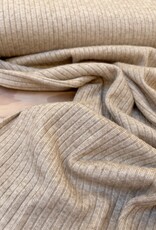 Soft Knit Ribbel - Licht beige