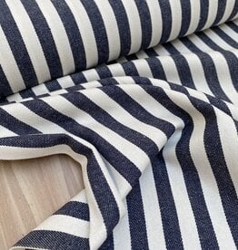 Jeans - Brede streep - Zwart