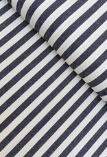 Jeans - Brede streep - Zwart