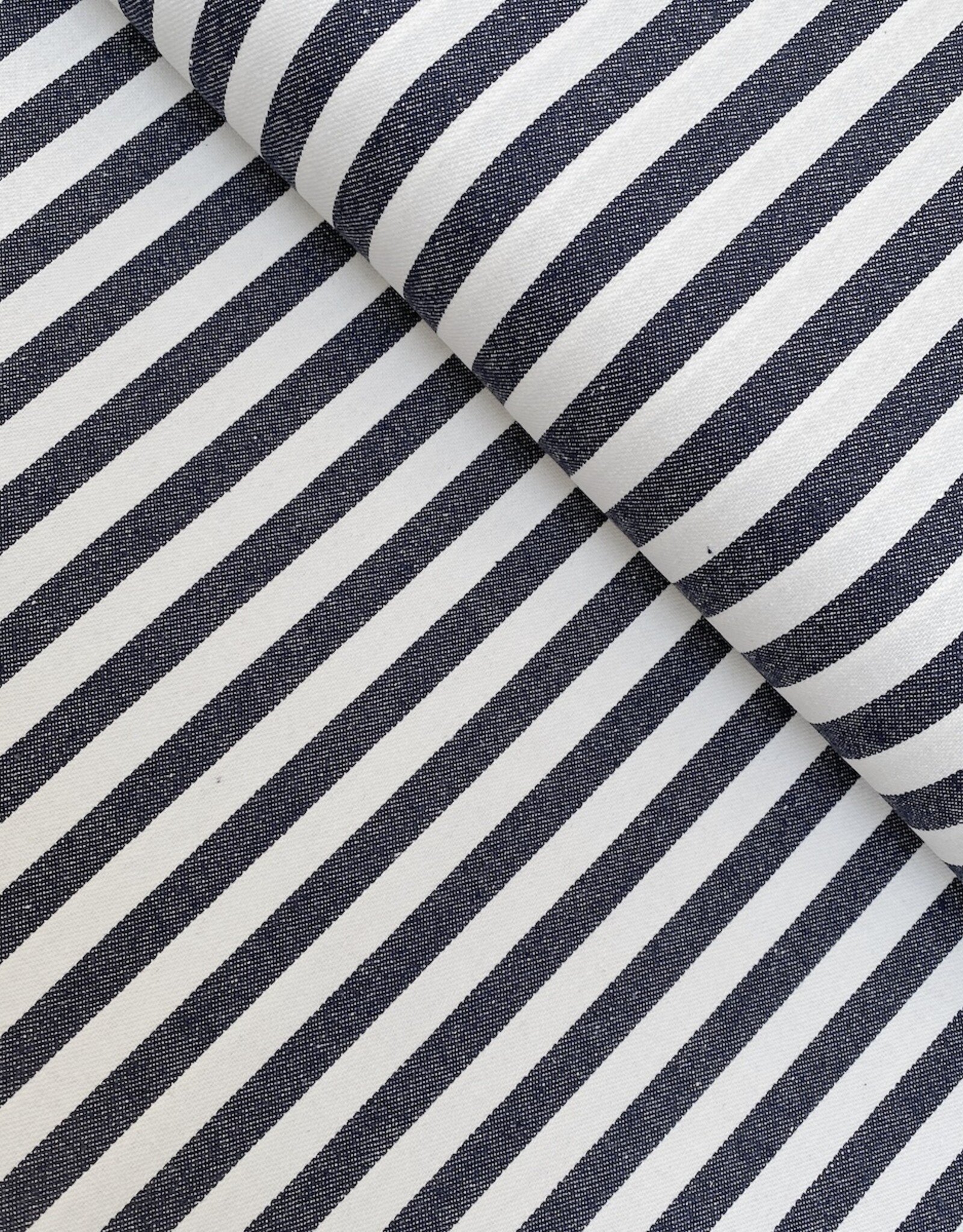 Jeans - Brede streep - Zwart