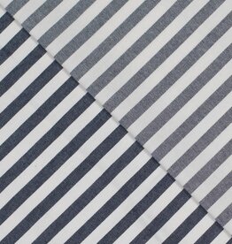 Jeans - Brede Streep - Navy