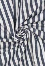 Jeans - Brede Streep - Navy