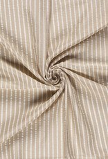 Soepele Seersucker - Sand