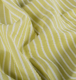 Soepele Seersucker - Geel