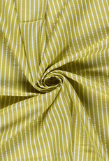 Soepele Seersucker - Geel