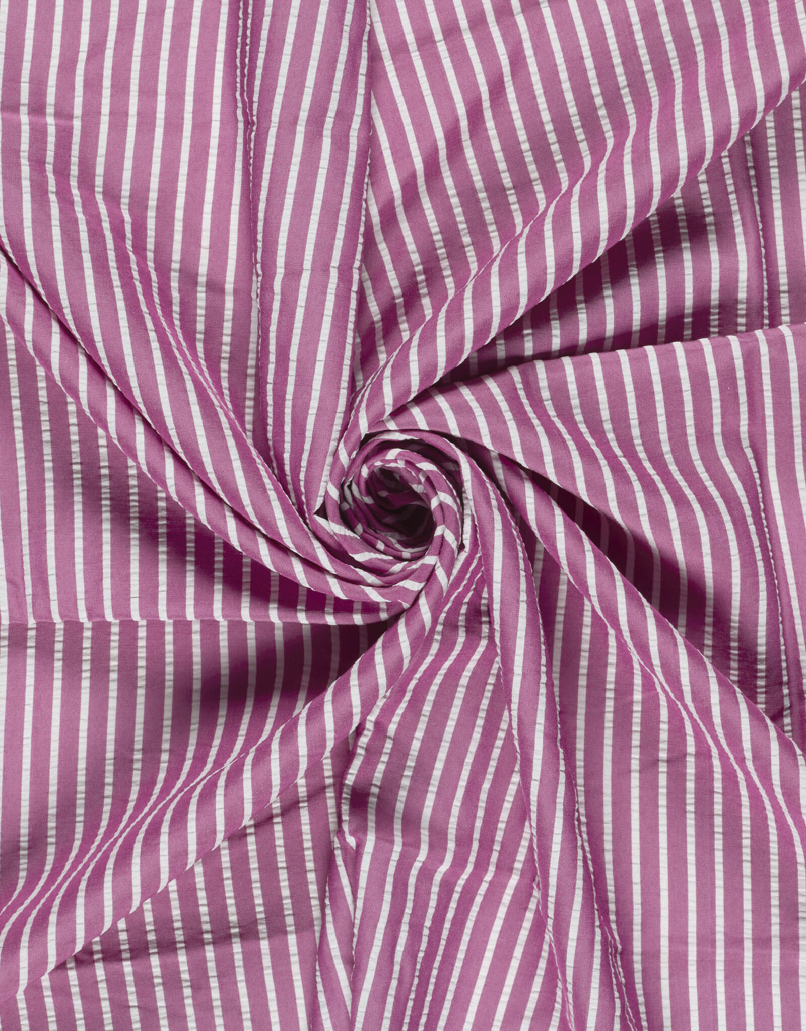 Soepele Seersucker - Framboos