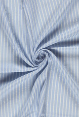 Soepele Seersucker - Licht blauw
