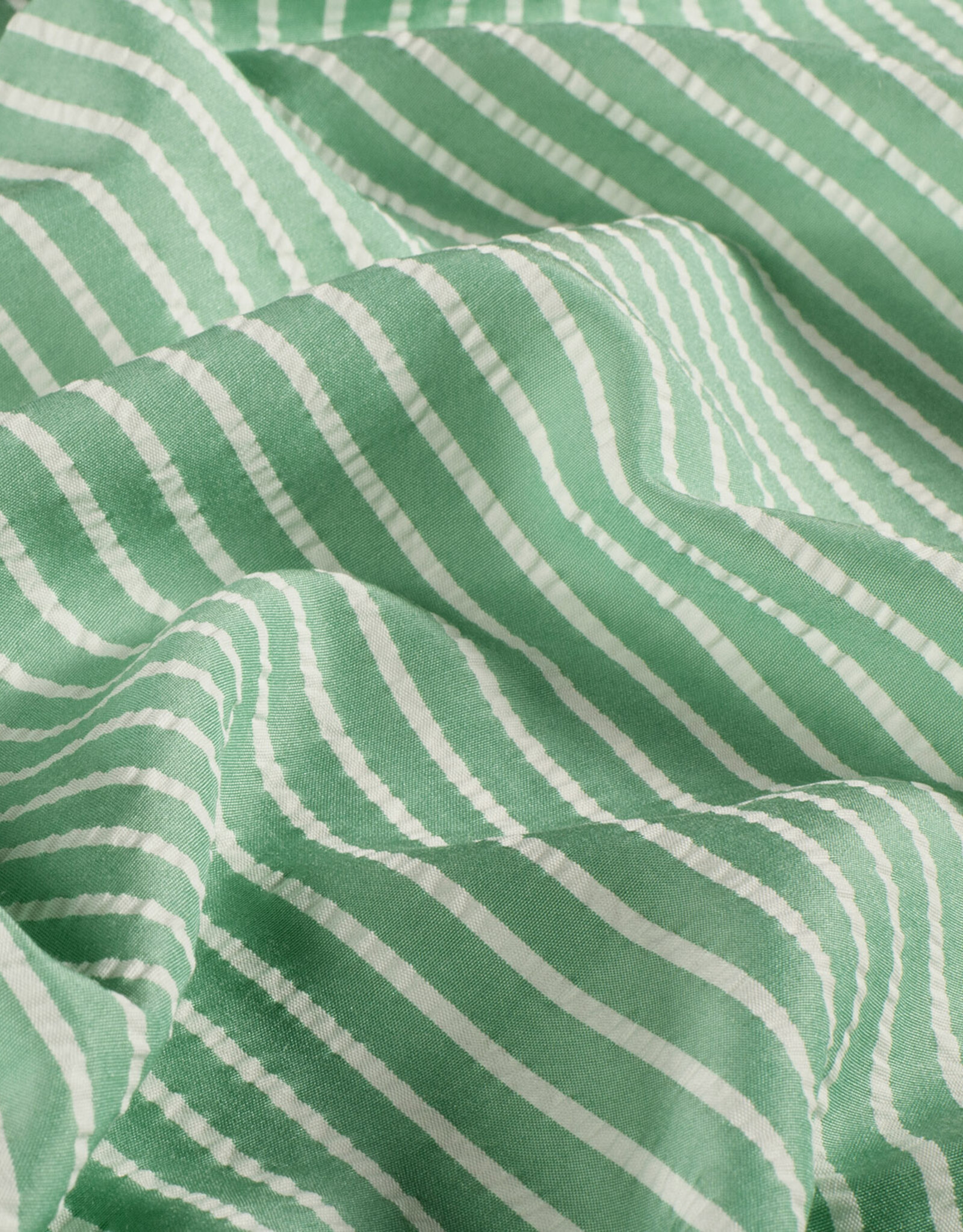 Soepele Seersucker - Groen