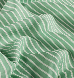 Soepele Seersucker - Groen