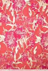 Jacquard - Orange & Pink