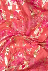 Jacquard - Orange & Pink