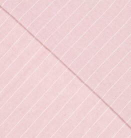 Krijtstreepje - Zacht rose