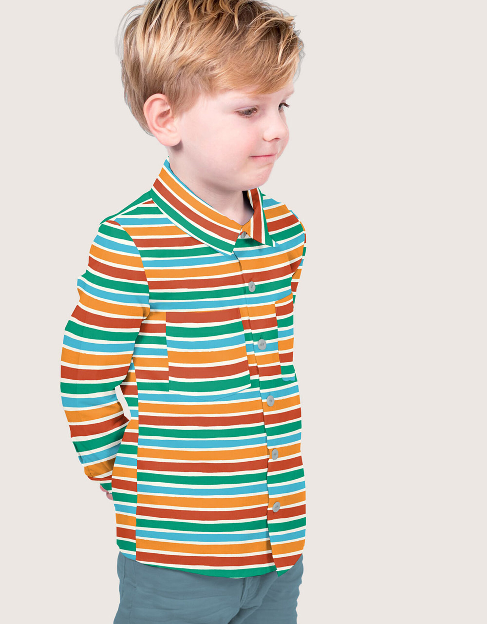 Katoen - Happy stripes