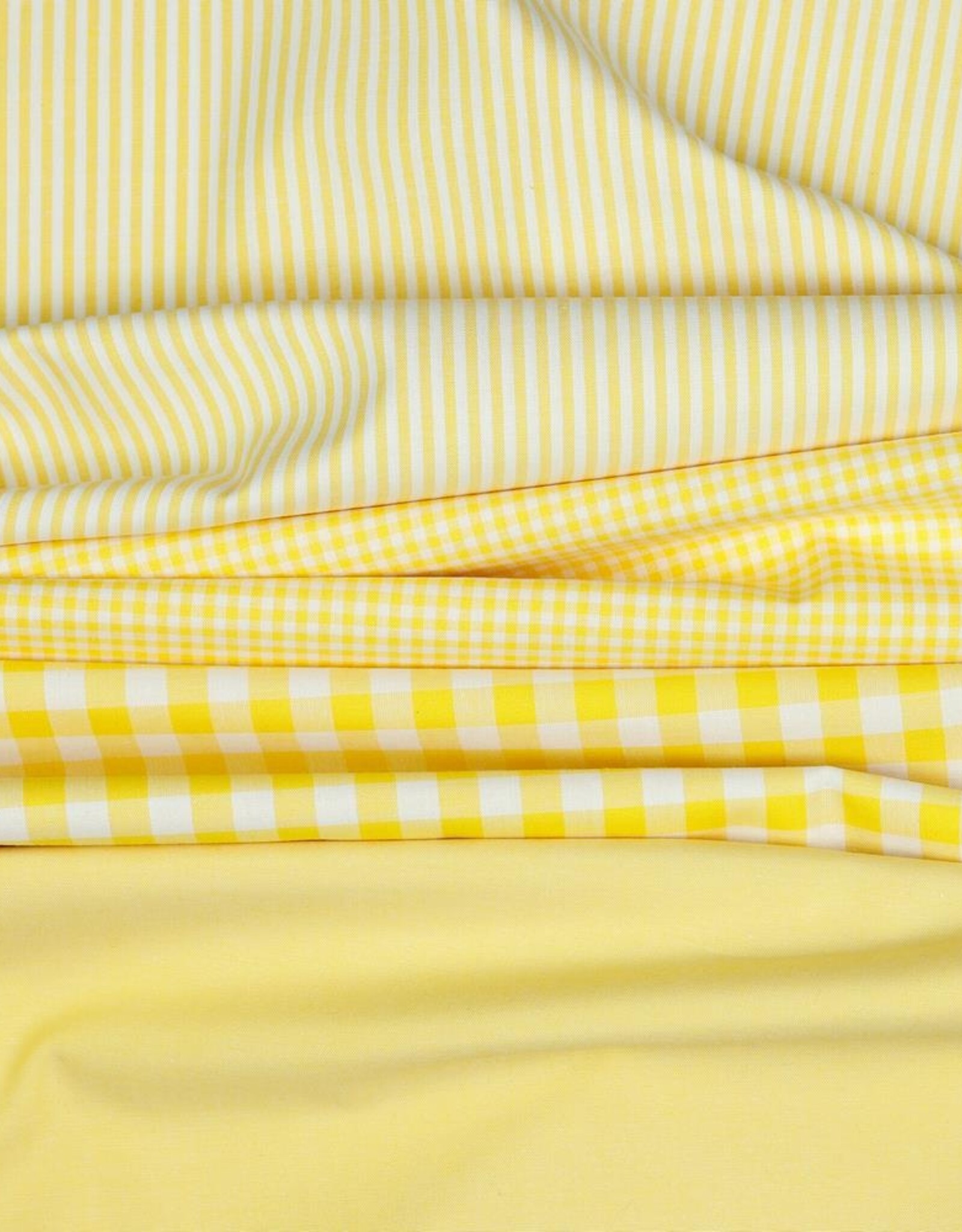 Yarn Dyed Katoen - Stripes - Geel