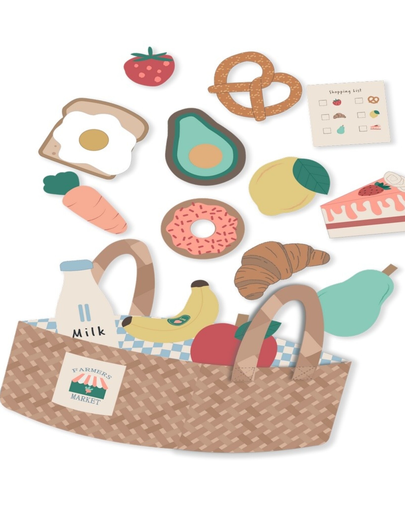 Paneel - Boerderij winkelmand