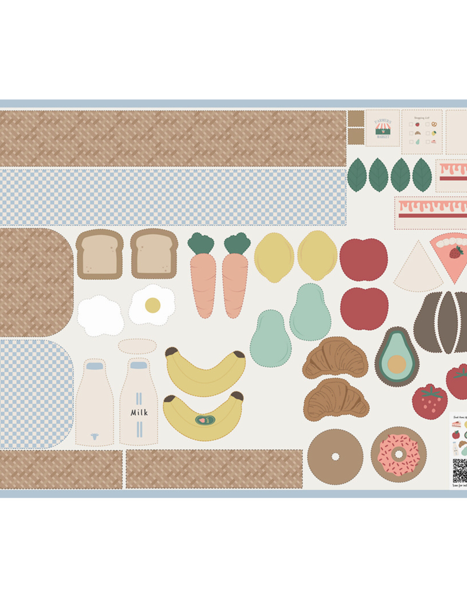 Paneel - Boerderij winkelmand