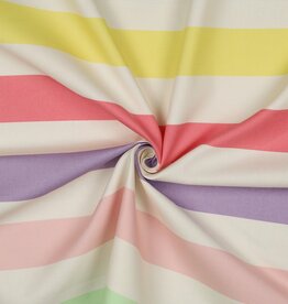 Canvas - Big Stripes - Pastel