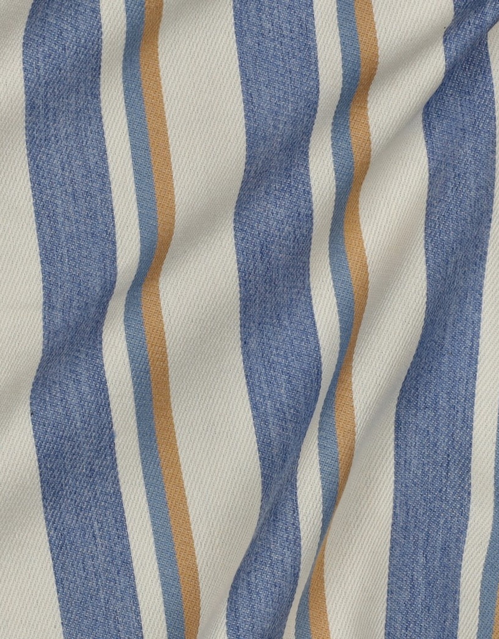Strepen Jeans - Blauw & Camel
