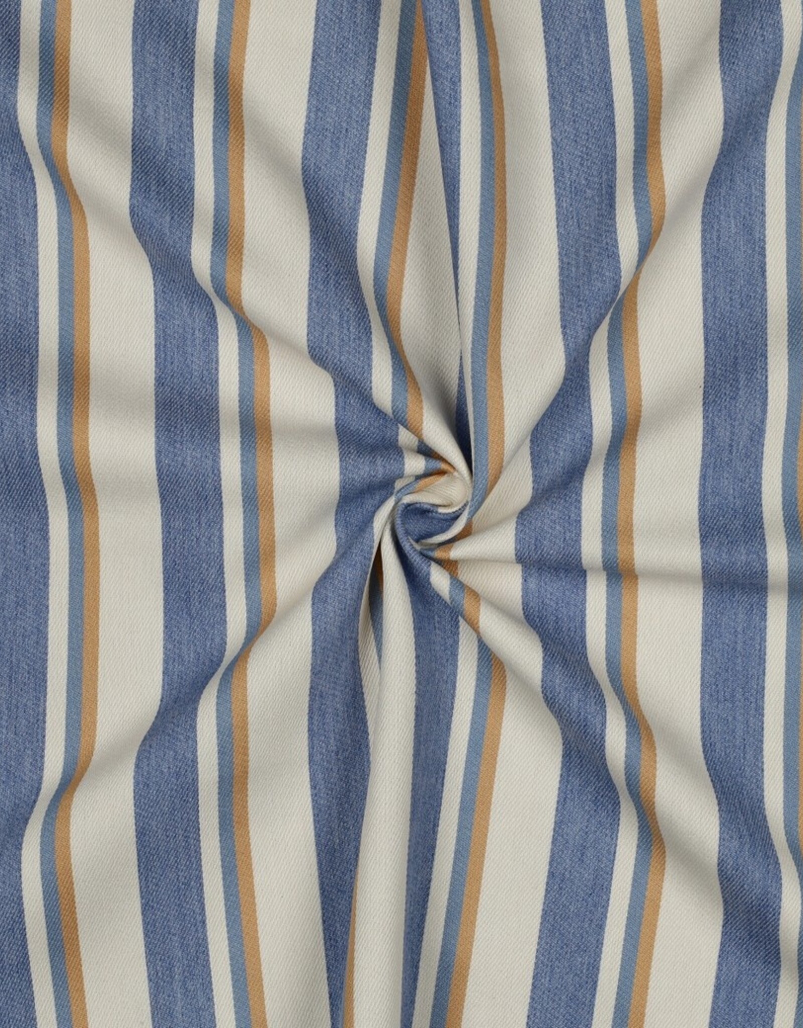 Strepen Jeans - Blauw & Camel