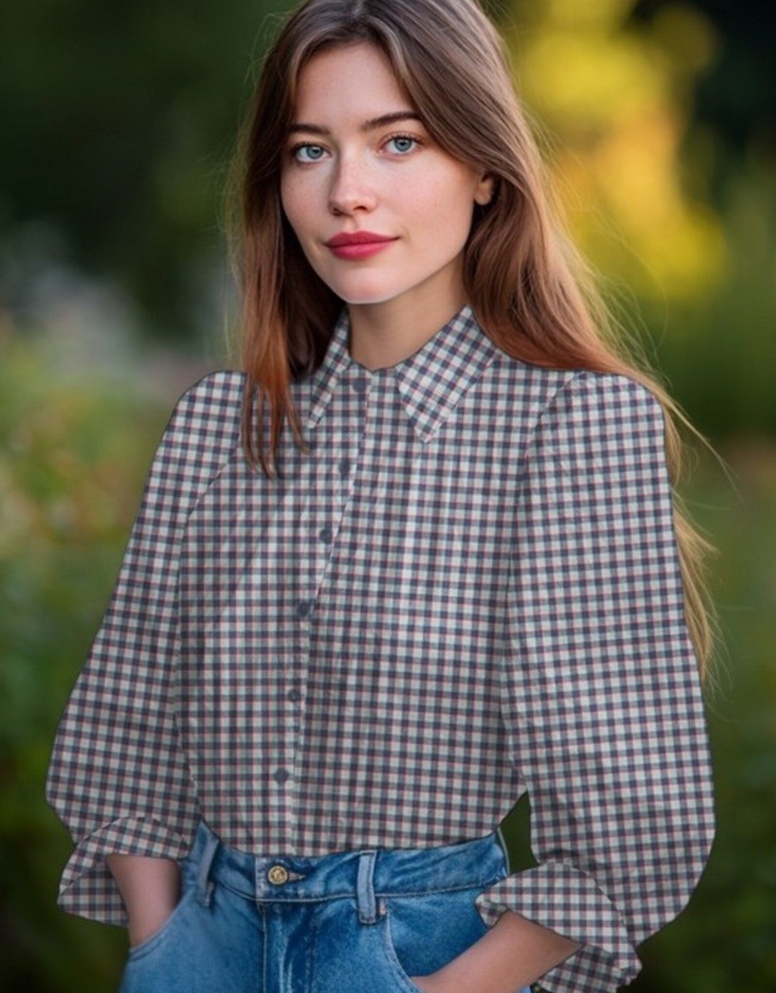 Voile Katoen - Little Pretty Checks