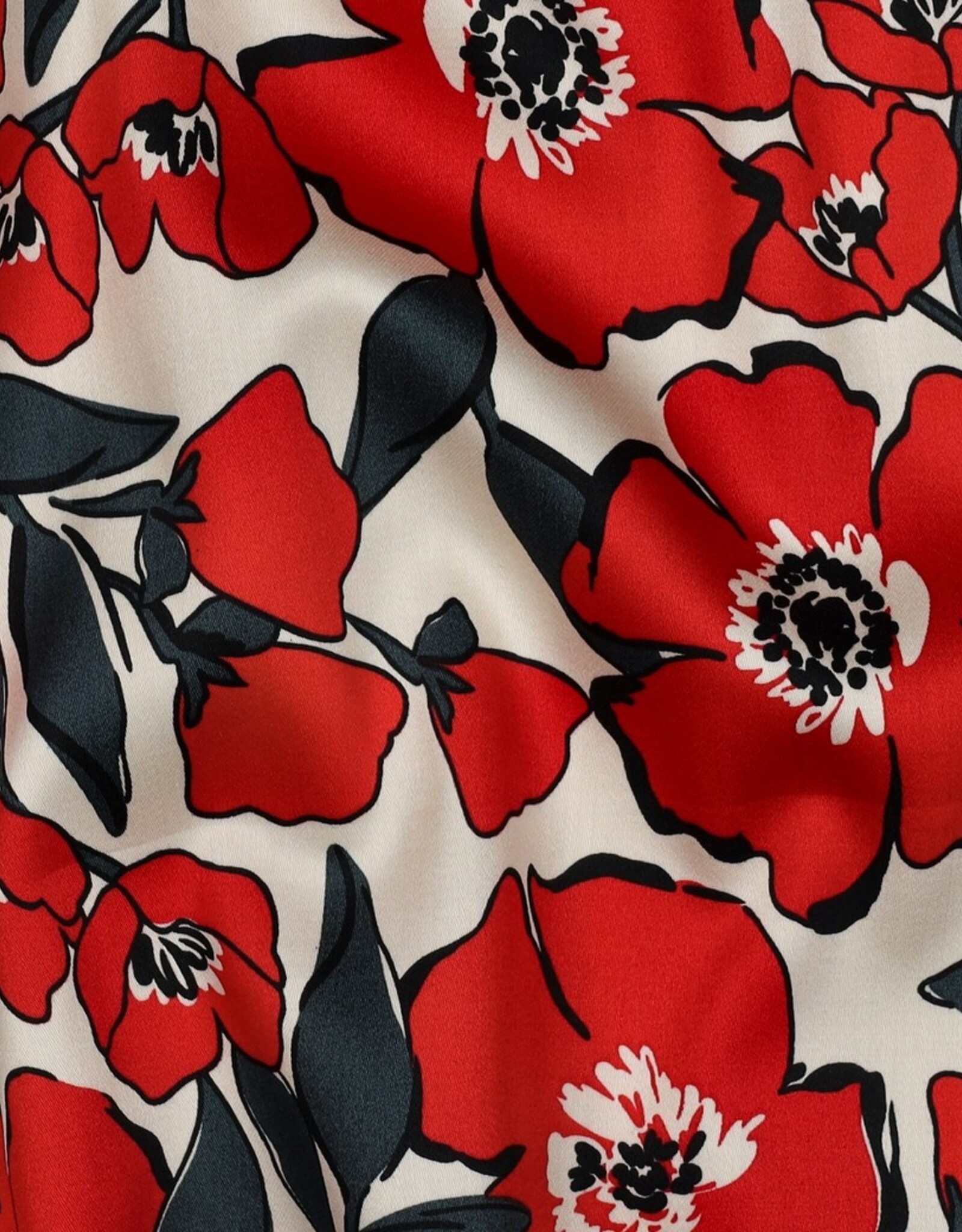 Satijn Katoen - Hibiscus