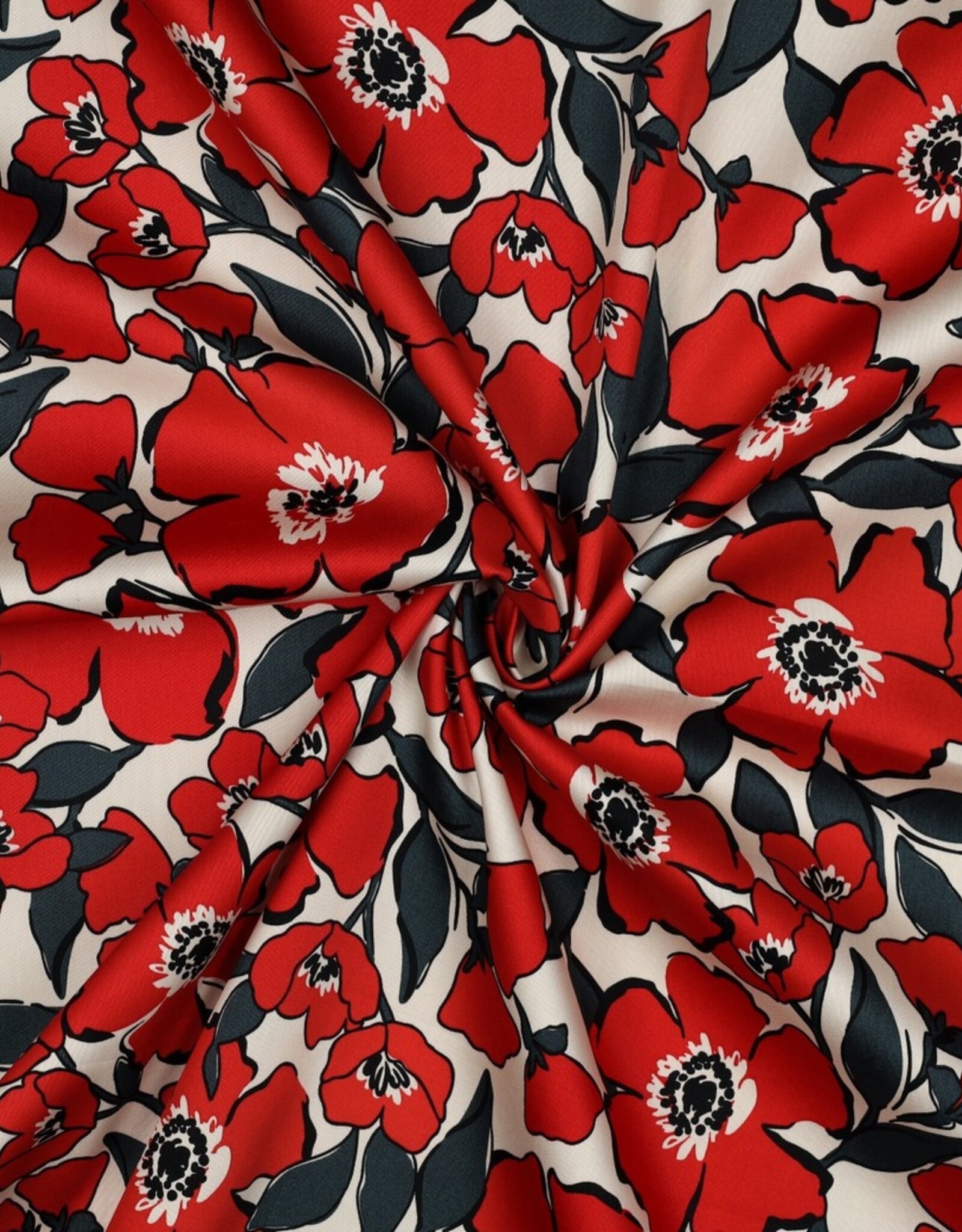 Satijn Katoen - Hibiscus