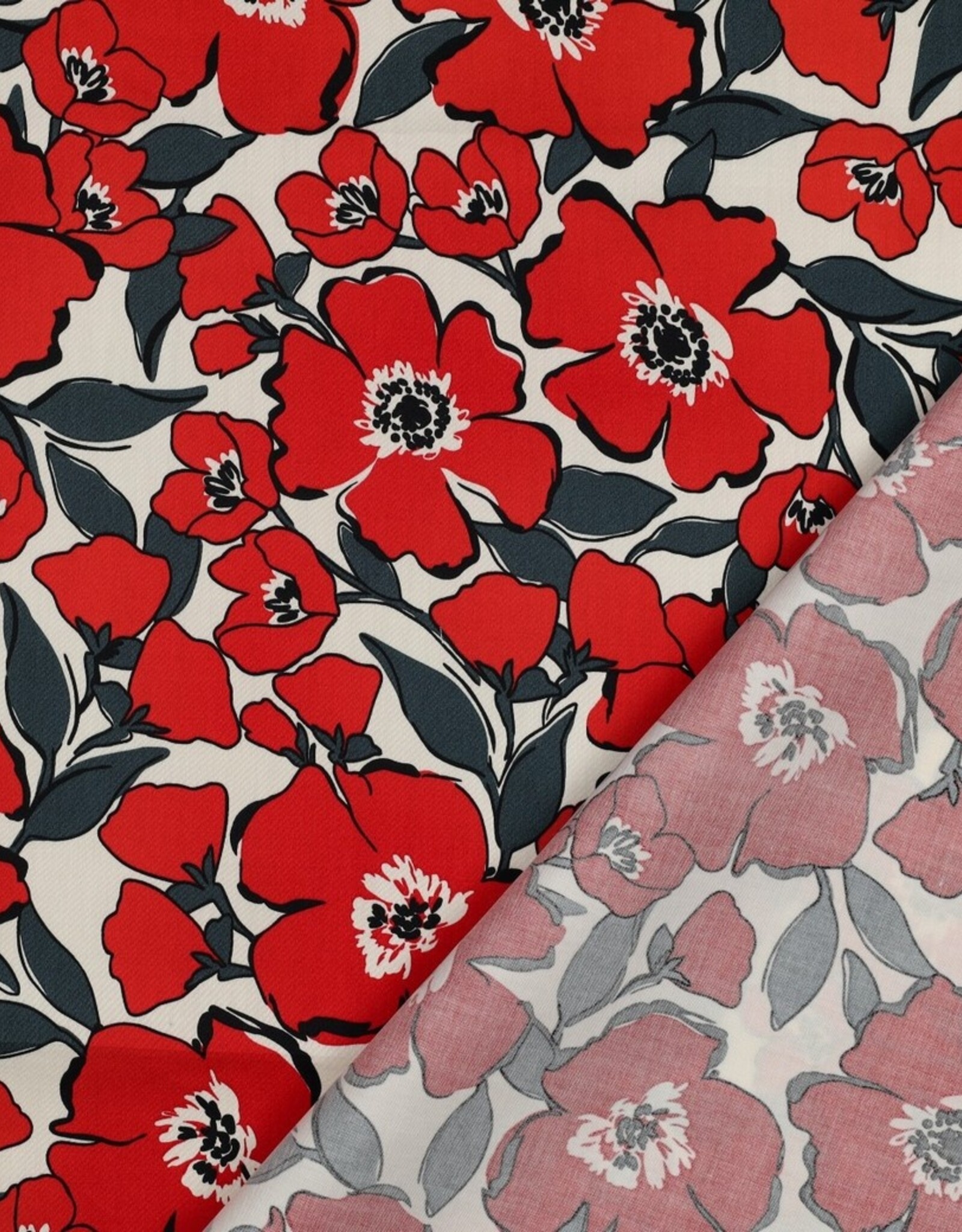 Satijn Katoen - Hibiscus