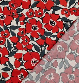 Satijn Katoen - Hibiscus