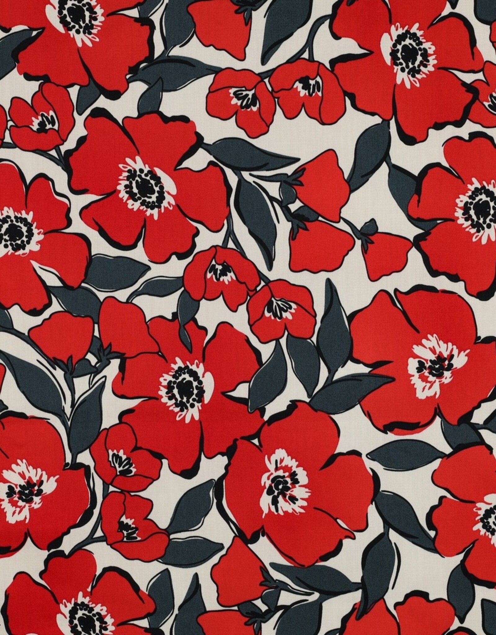 Satijn Katoen - Hibiscus