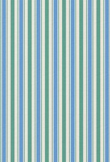 Katoen - Double Stripes - Blue