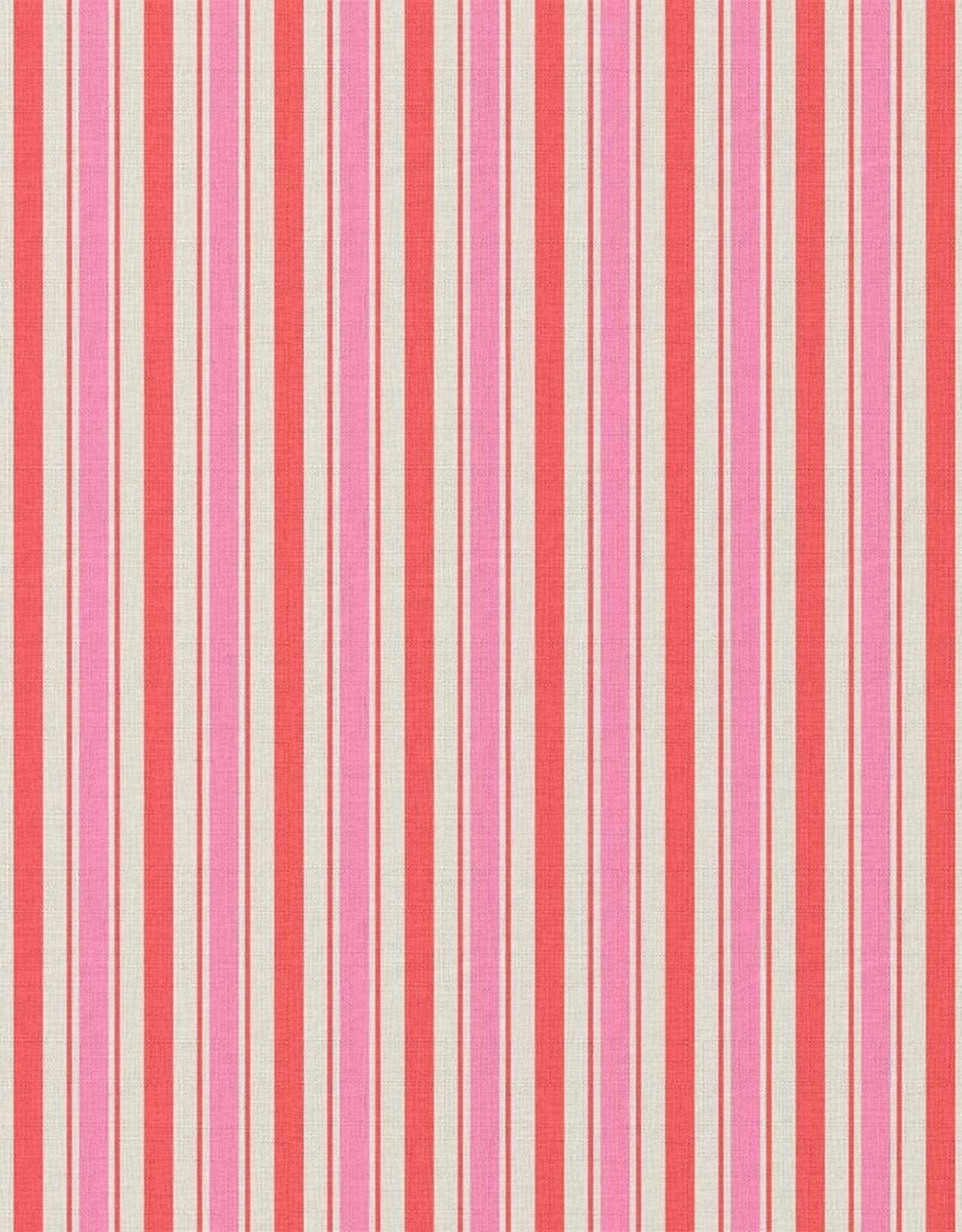 Katoen - Double Stripes - Pink