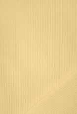 Stevige boordstof met ribbel - Botergeel