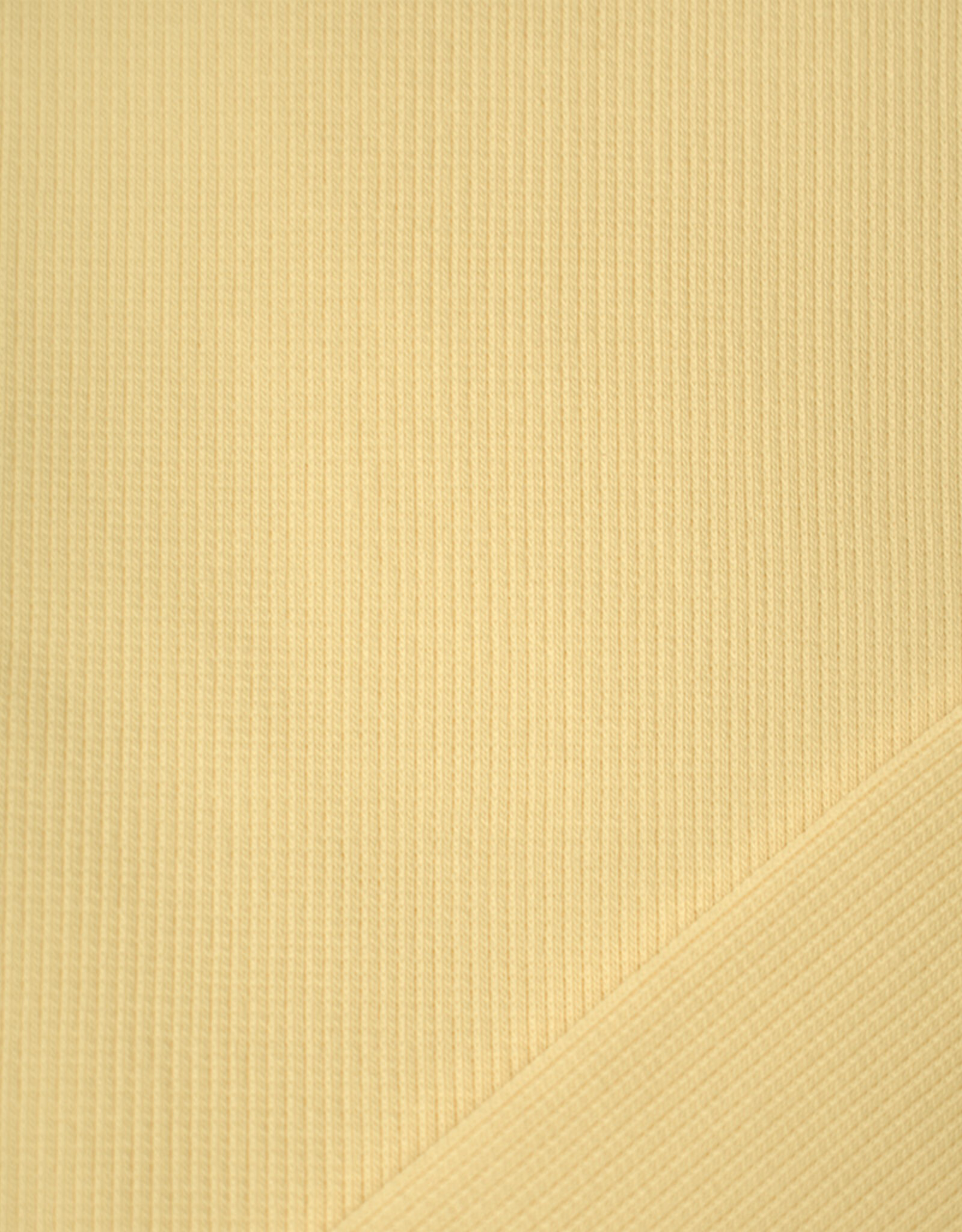 Stevige boordstof met ribbel - Botergeel